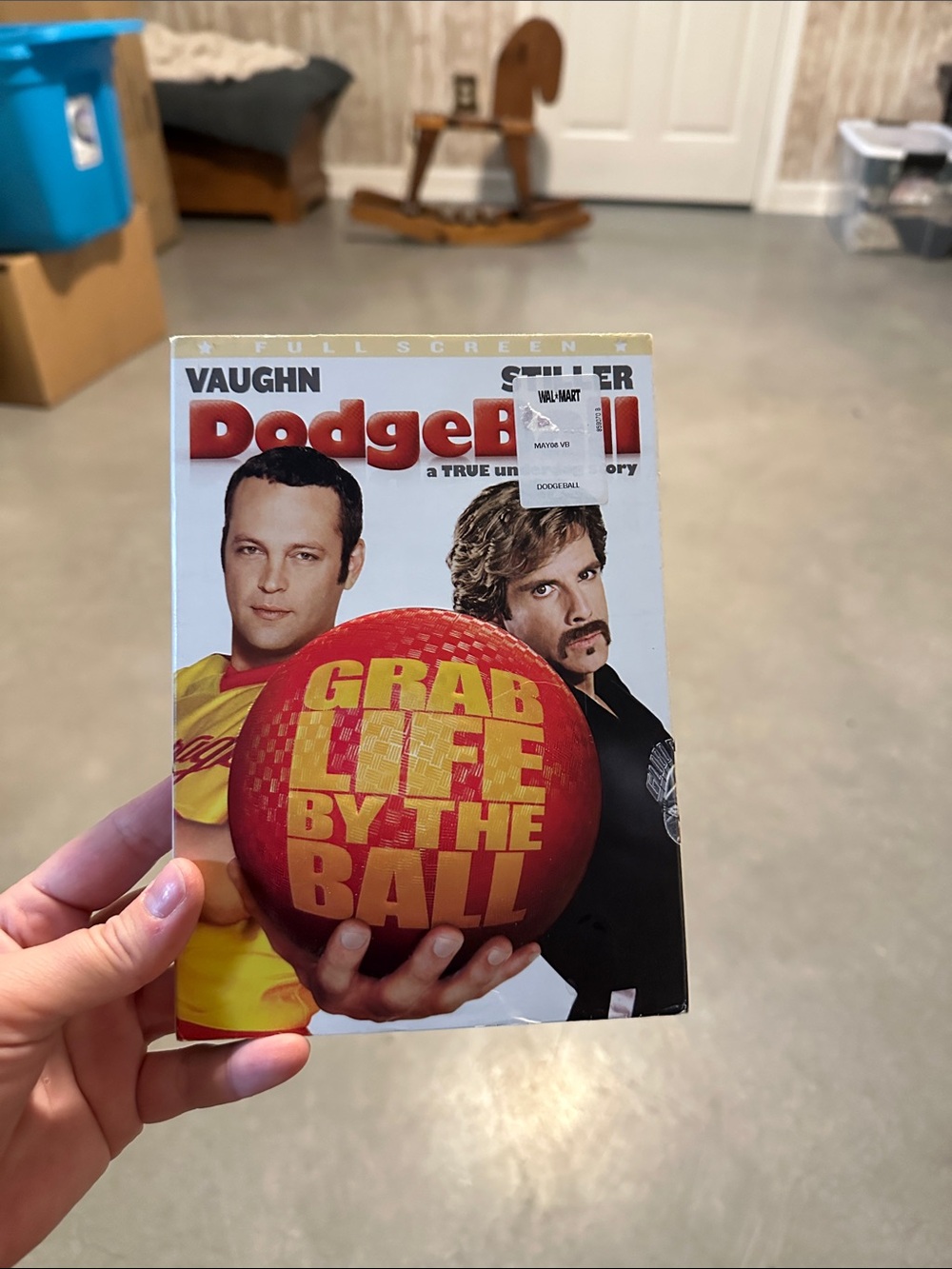 DodgeBall DVD - Red & Yellow Cover
